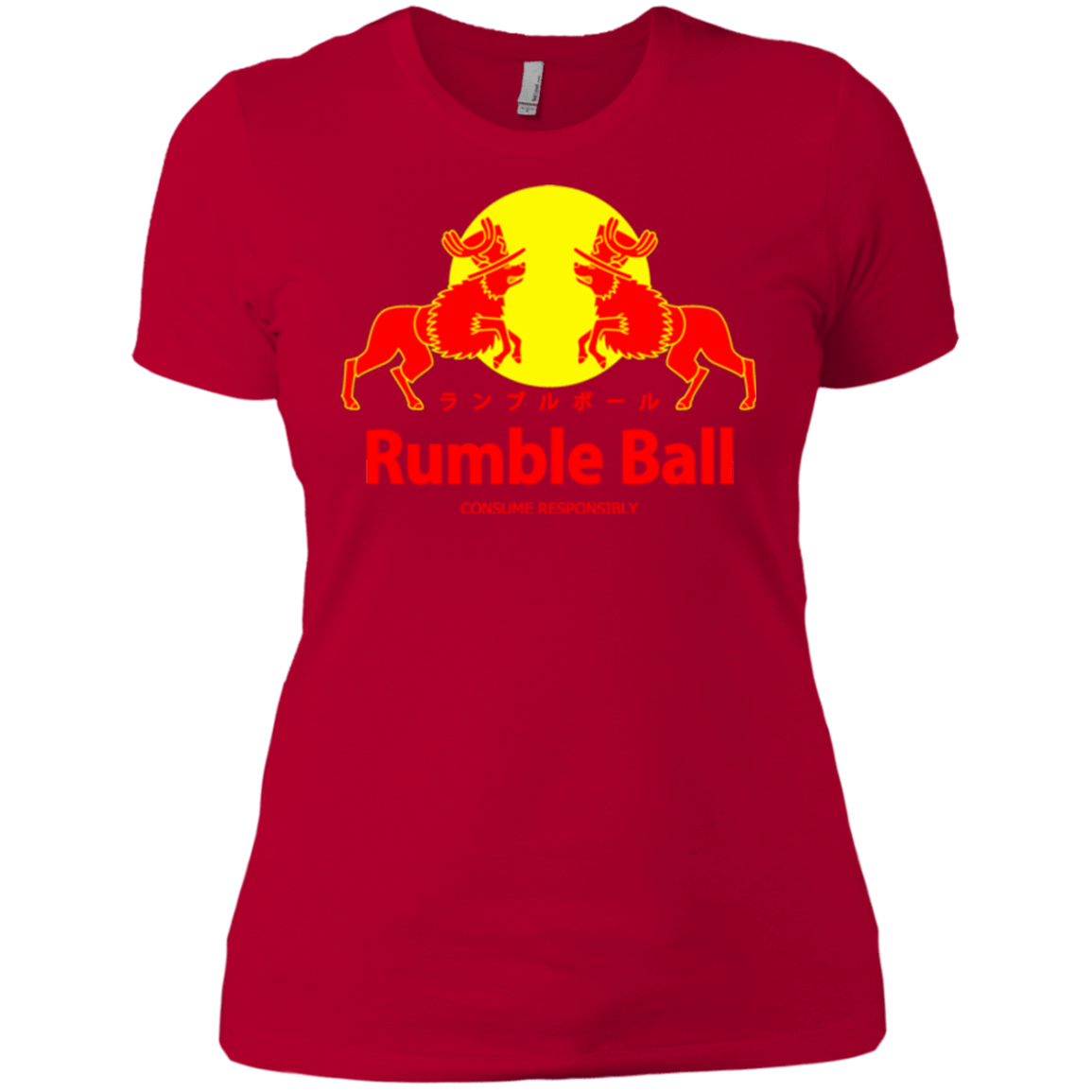 T-Shirts Red / X-Small Rumble Ball Women's Premium T-Shirt