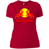 T-Shirts Red / X-Small Rumble Ball Women's Premium T-Shirt