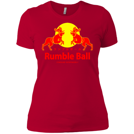 T-Shirts Red / X-Small Rumble Ball Women's Premium T-Shirt