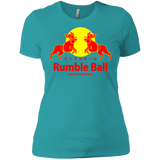 T-Shirts Tahiti Blue / X-Small Rumble Ball Women's Premium T-Shirt