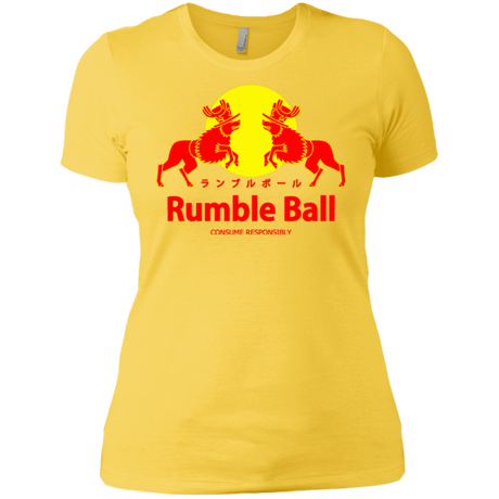 T-Shirts Vibrant Yellow / X-Small Rumble Ball Women's Premium T-Shirt