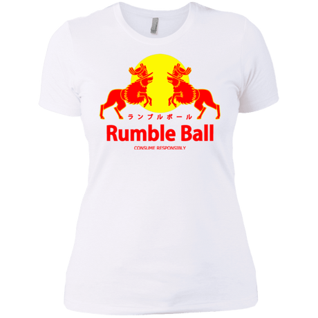 T-Shirts White / X-Small Rumble Ball Women's Premium T-Shirt