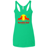 T-Shirts Envy / X-Small Rumble Ball Women's Triblend Racerback Tank