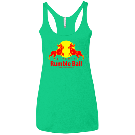 T-Shirts Envy / X-Small Rumble Ball Women's Triblend Racerback Tank