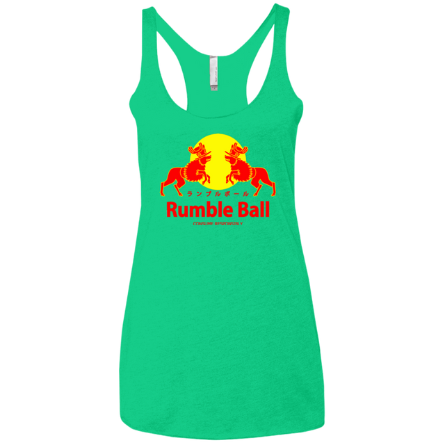 T-Shirts Envy / X-Small Rumble Ball Women's Triblend Racerback Tank