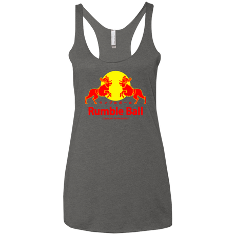 T-Shirts Premium Heather / X-Small Rumble Ball Women's Triblend Racerback Tank