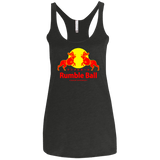 T-Shirts Vintage Black / X-Small Rumble Ball Women's Triblend Racerback Tank