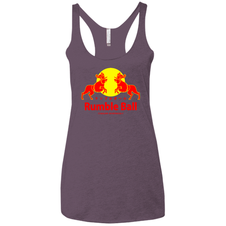 T-Shirts Vintage Purple / X-Small Rumble Ball Women's Triblend Racerback Tank