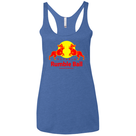 T-Shirts Vintage Royal / X-Small Rumble Ball Women's Triblend Racerback Tank
