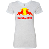 T-Shirts Heather White / Small Rumble Ball Women's Triblend T-Shirt