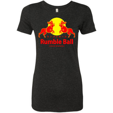 T-Shirts Vintage Black / Small Rumble Ball Women's Triblend T-Shirt