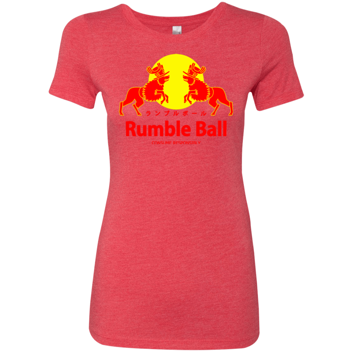T-Shirts Vintage Red / Small Rumble Ball Women's Triblend T-Shirt