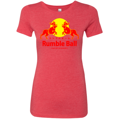 T-Shirts Vintage Red / Small Rumble Ball Women's Triblend T-Shirt