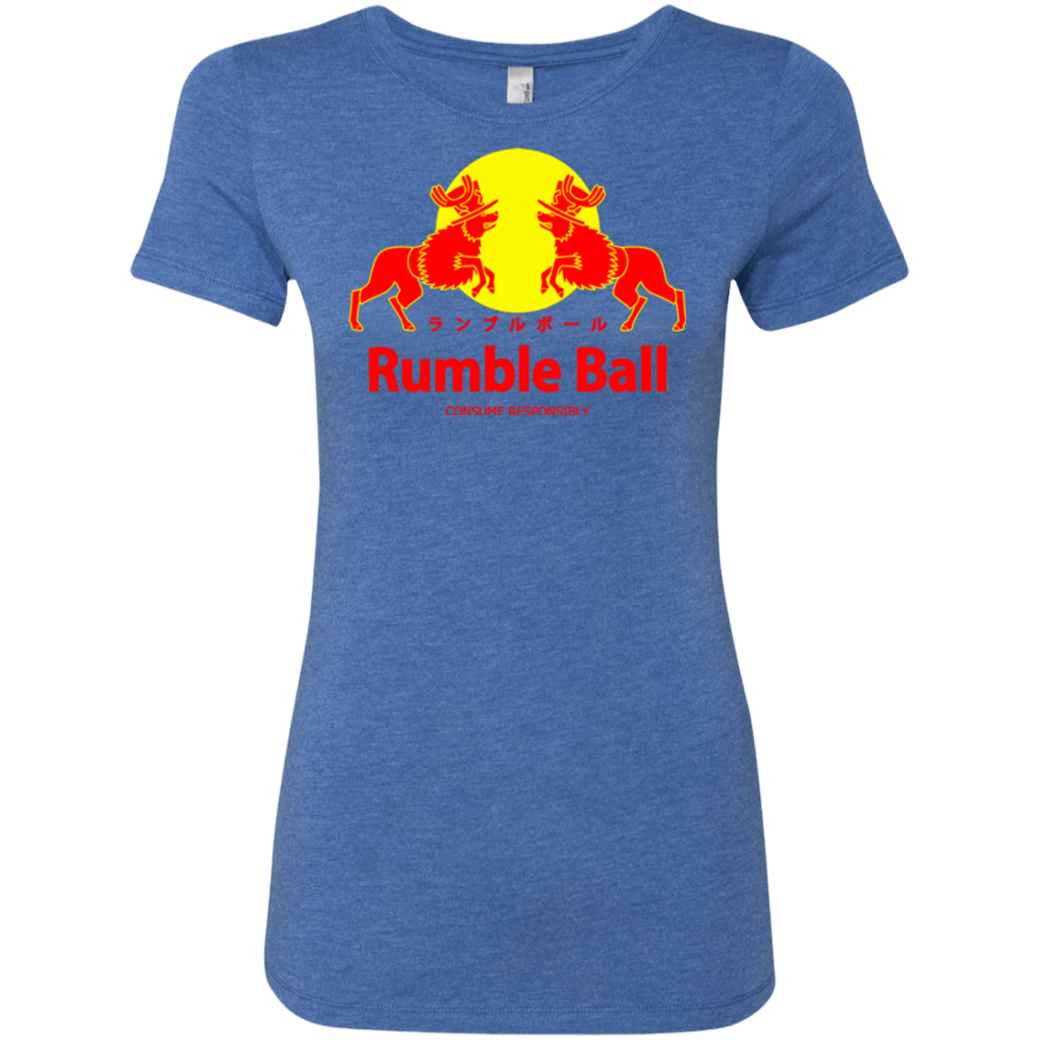 T-Shirts Vintage Royal / Small Rumble Ball Women's Triblend T-Shirt