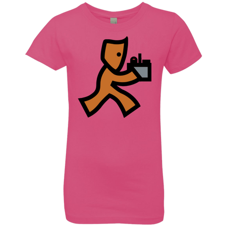 T-Shirts Hot Pink / YXS RUN Girls Premium T-Shirt