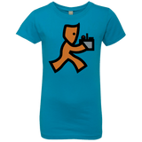T-Shirts Turquoise / YXS RUN Girls Premium T-Shirt
