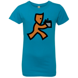 T-Shirts Turquoise / YXS RUN Girls Premium T-Shirt