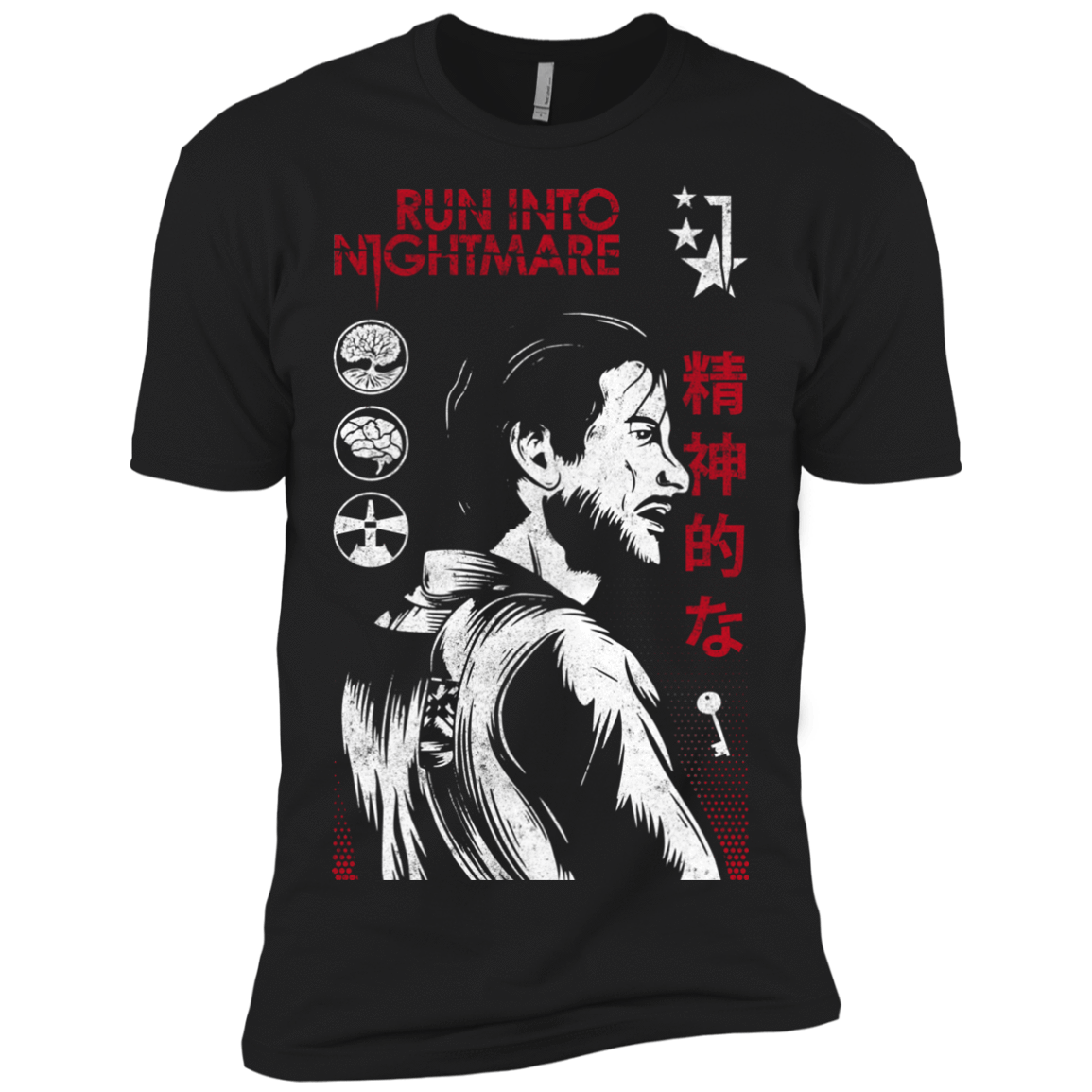 T-Shirts Black / X-Small Run Into Nightmare Men's Premium T-Shirt