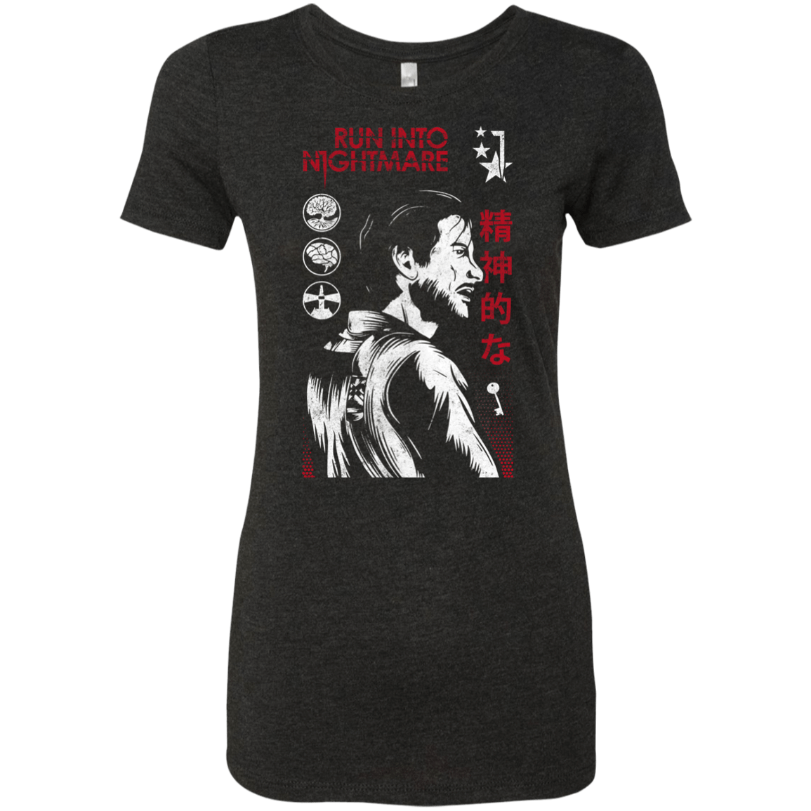 T-Shirts Vintage Black / S Run Into Nightmare Women's Triblend T-Shirt