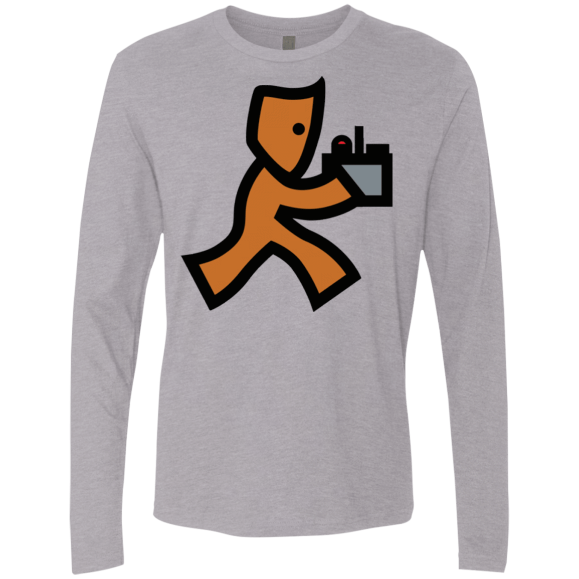 T-Shirts Heather Grey / Small RUN Men's Premium Long Sleeve