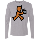 T-Shirts Heather Grey / Small RUN Men's Premium Long Sleeve
