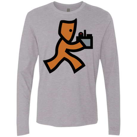 T-Shirts Heather Grey / Small RUN Men's Premium Long Sleeve