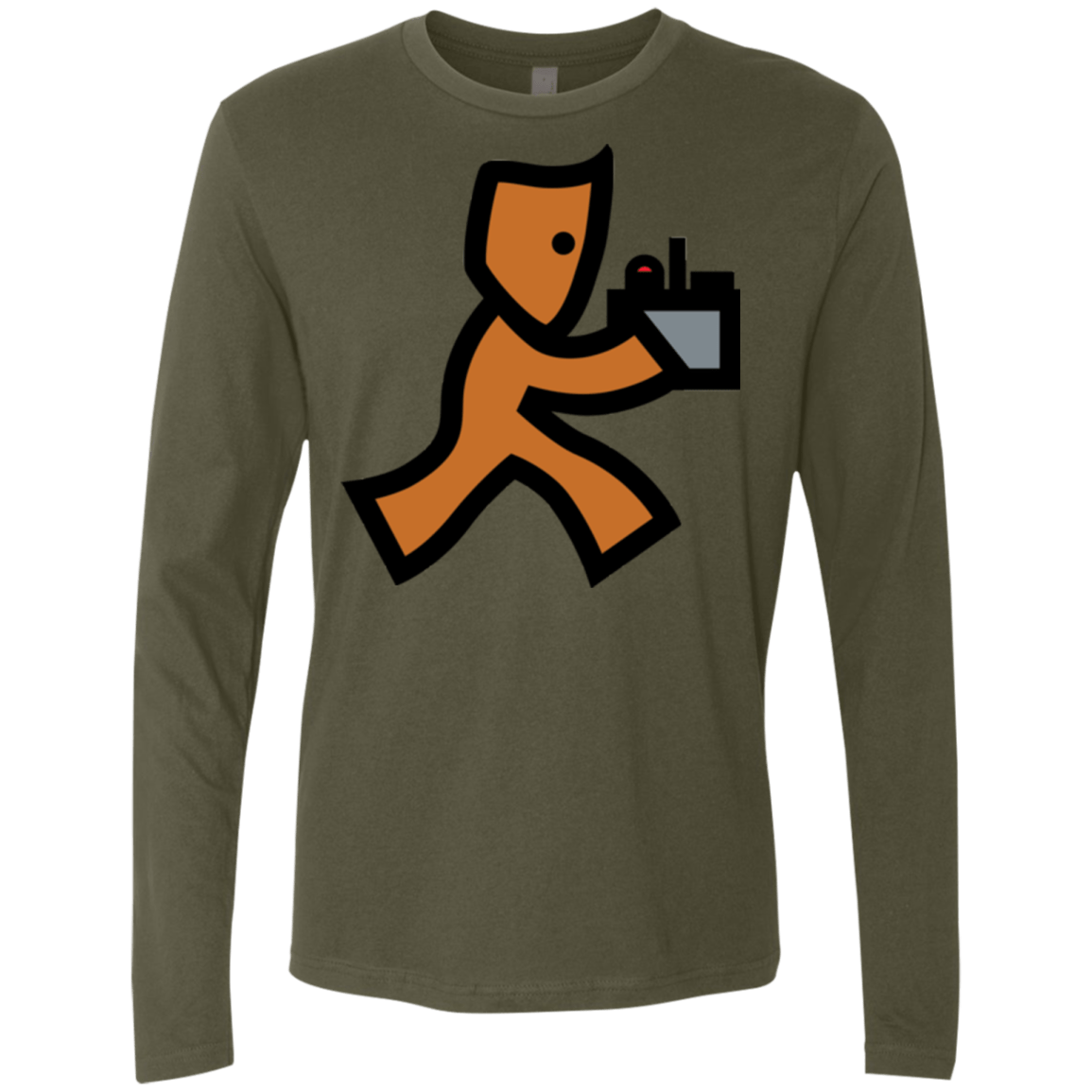 T-Shirts Military Green / Small RUN Men's Premium Long Sleeve