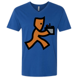 T-Shirts Royal / X-Small RUN Men's Premium V-Neck