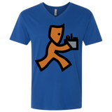 T-Shirts Royal / X-Small RUN Men's Premium V-Neck