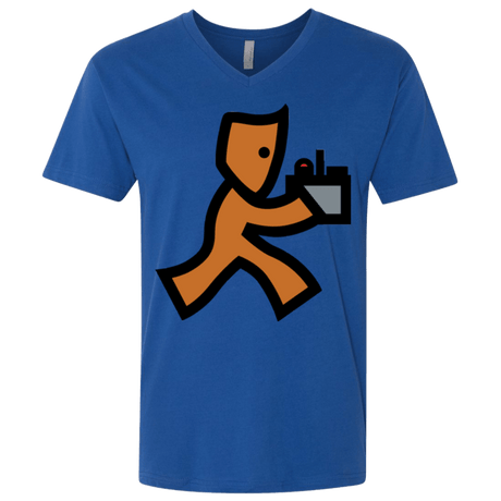 T-Shirts Royal / X-Small RUN Men's Premium V-Neck