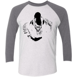 T-Shirts Heather White/Premium Heather / X-Small Run Men's Triblend 3/4 Sleeve