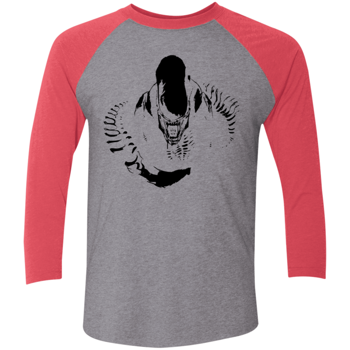 T-Shirts Premium Heather/Vintage Red / X-Small Run Men's Triblend 3/4 Sleeve