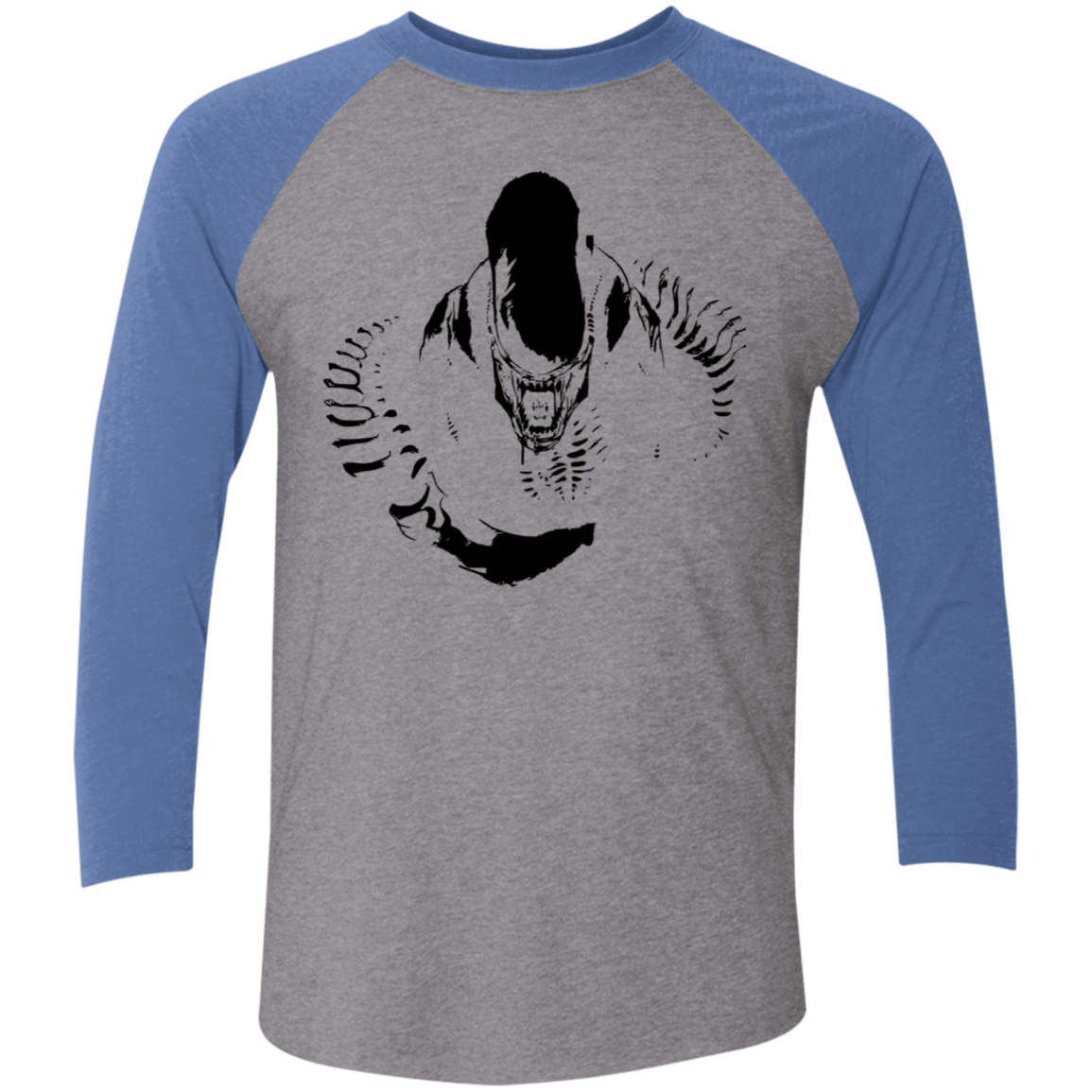 T-Shirts Premium Heather/Vintage Royal / X-Small Run Men's Triblend 3/4 Sleeve