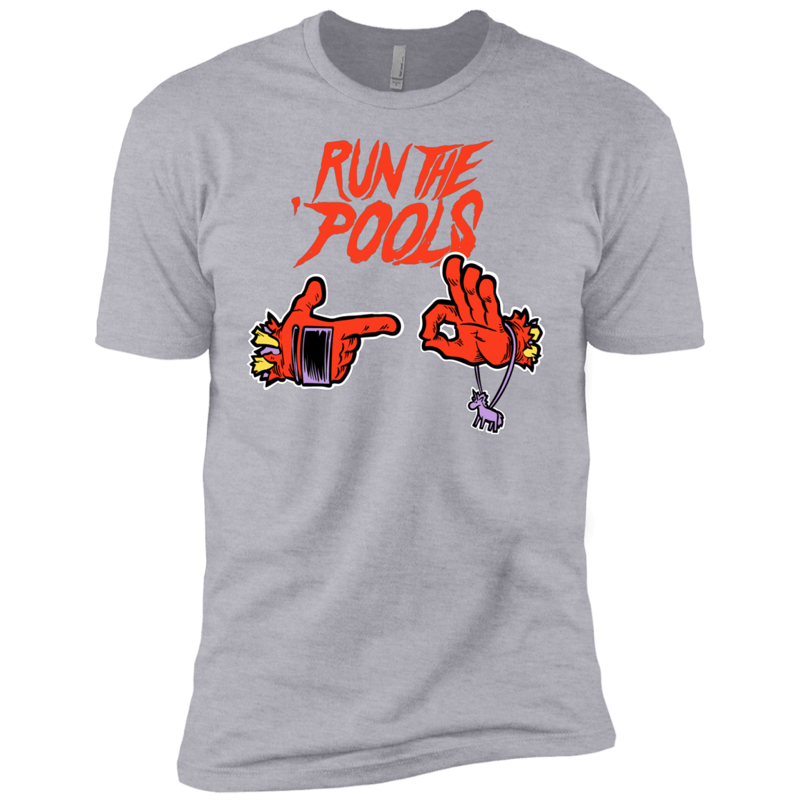 T-Shirts Heather Grey / YXS Run the Pools Boys Premium T-Shirt