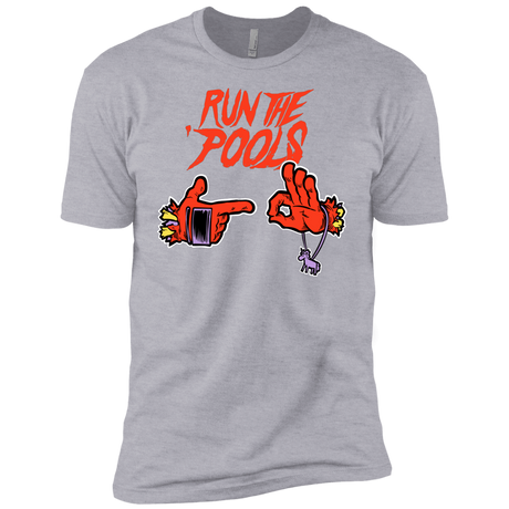 T-Shirts Heather Grey / YXS Run the Pools Boys Premium T-Shirt