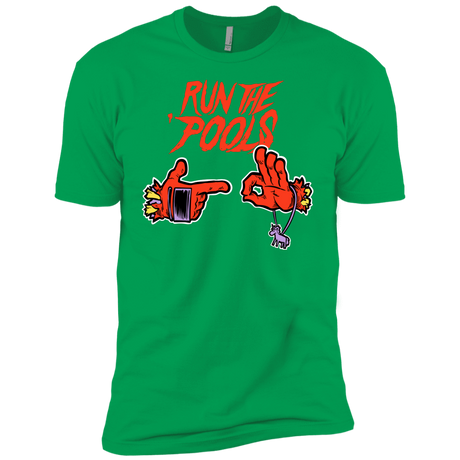 T-Shirts Kelly Green / YXS Run the Pools Boys Premium T-Shirt