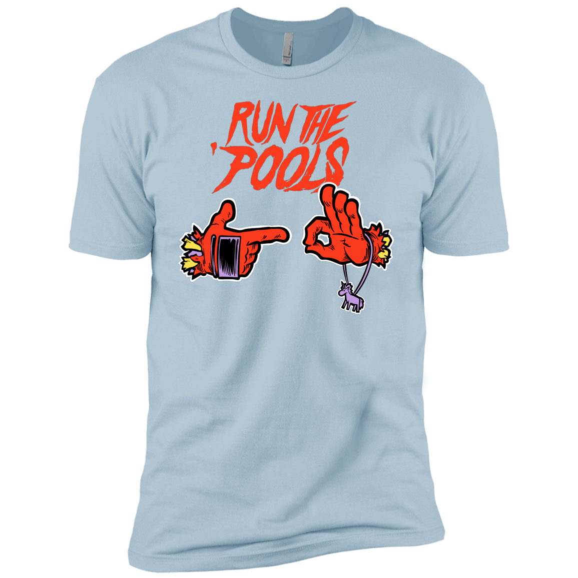 T-Shirts Light Blue / YXS Run the Pools Boys Premium T-Shirt