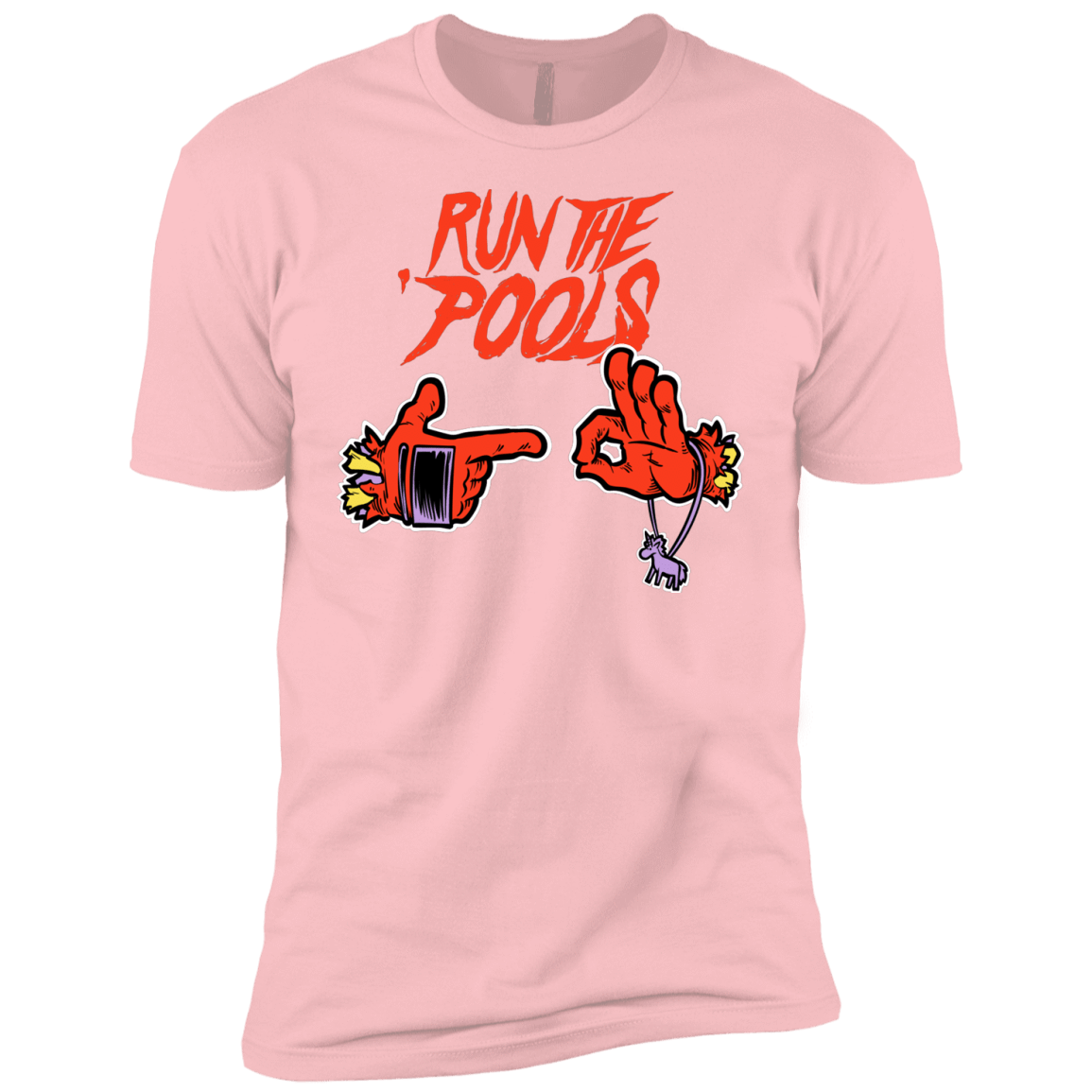 T-Shirts Light Pink / YXS Run the Pools Boys Premium T-Shirt