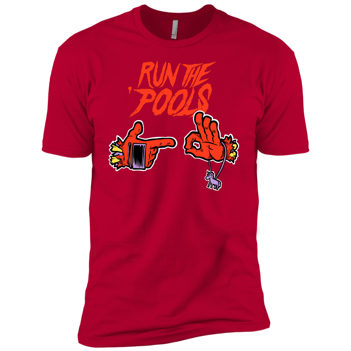 T-Shirts Red / YXS Run the Pools Boys Premium T-Shirt