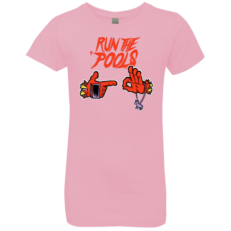 T-Shirts Light Pink / YXS Run the Pools Girls Premium T-Shirt