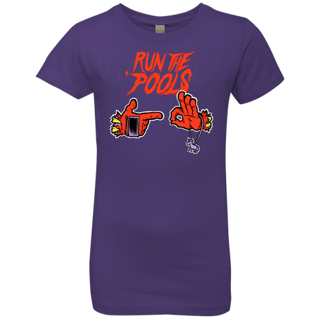 T-Shirts Purple Rush / YXS Run the Pools Girls Premium T-Shirt