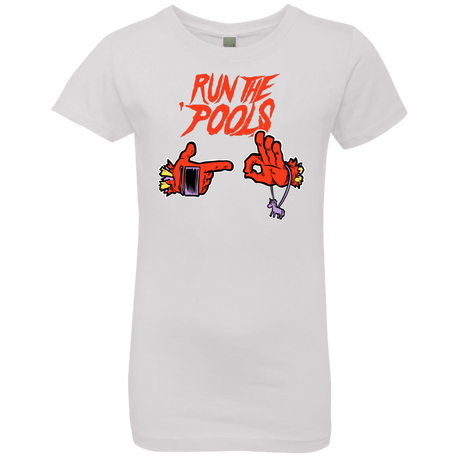 T-Shirts White / YXS Run the Pools Girls Premium T-Shirt