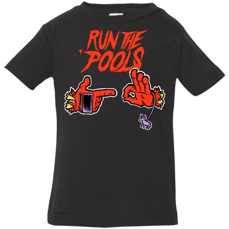 T-Shirts Black / 6 Months Run the Pools Infant Premium T-Shirt