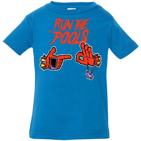 T-Shirts Cobalt / 6 Months Run the Pools Infant Premium T-Shirt