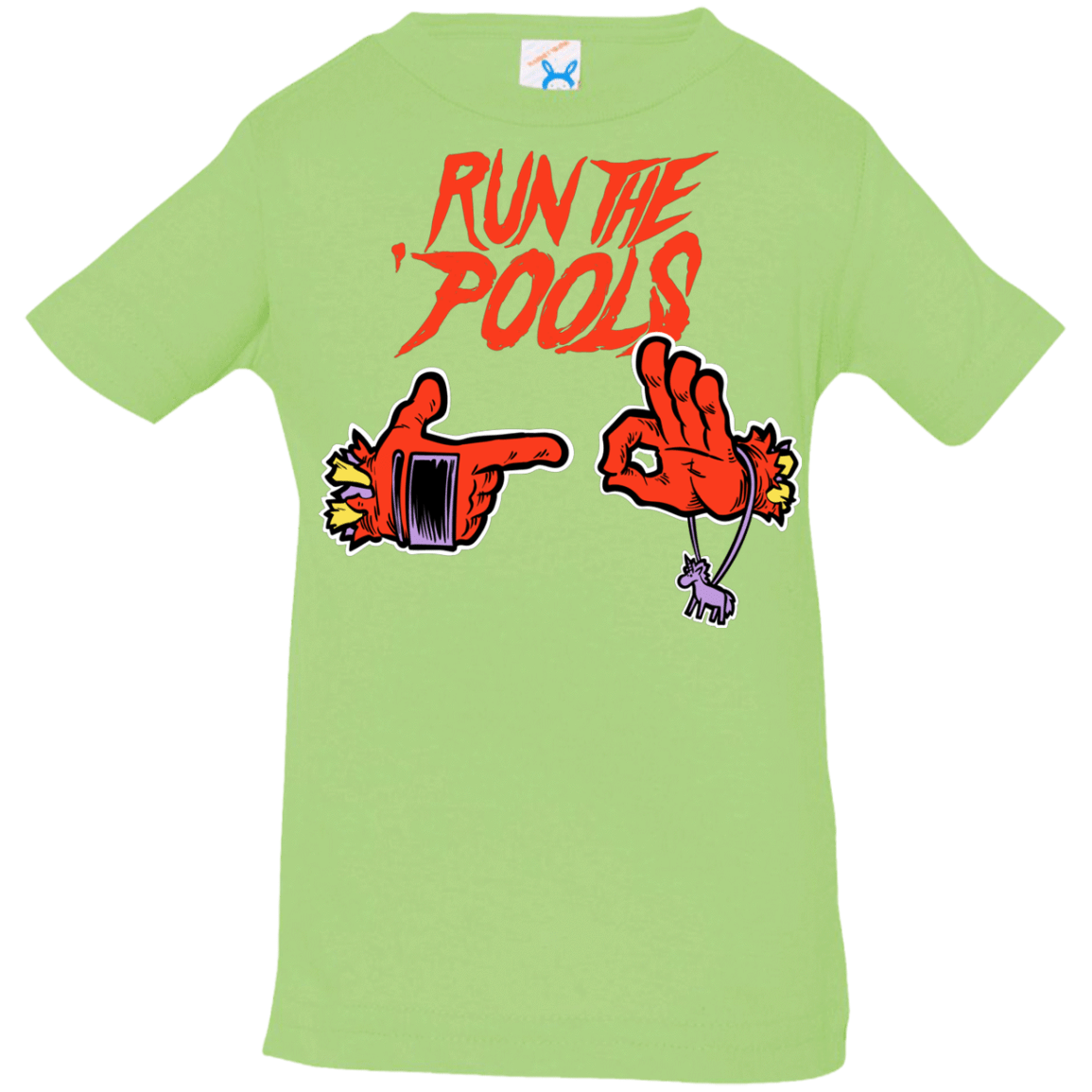 T-Shirts Key Lime / 6 Months Run the Pools Infant Premium T-Shirt