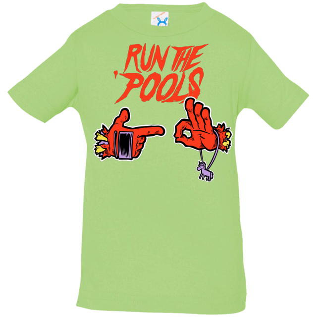 T-Shirts Key Lime / 6 Months Run the Pools Infant Premium T-Shirt