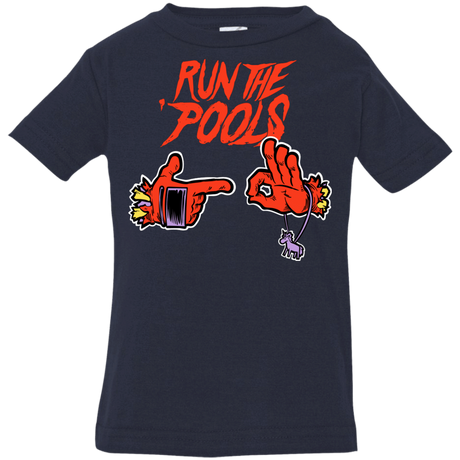 T-Shirts Navy / 6 Months Run the Pools Infant Premium T-Shirt
