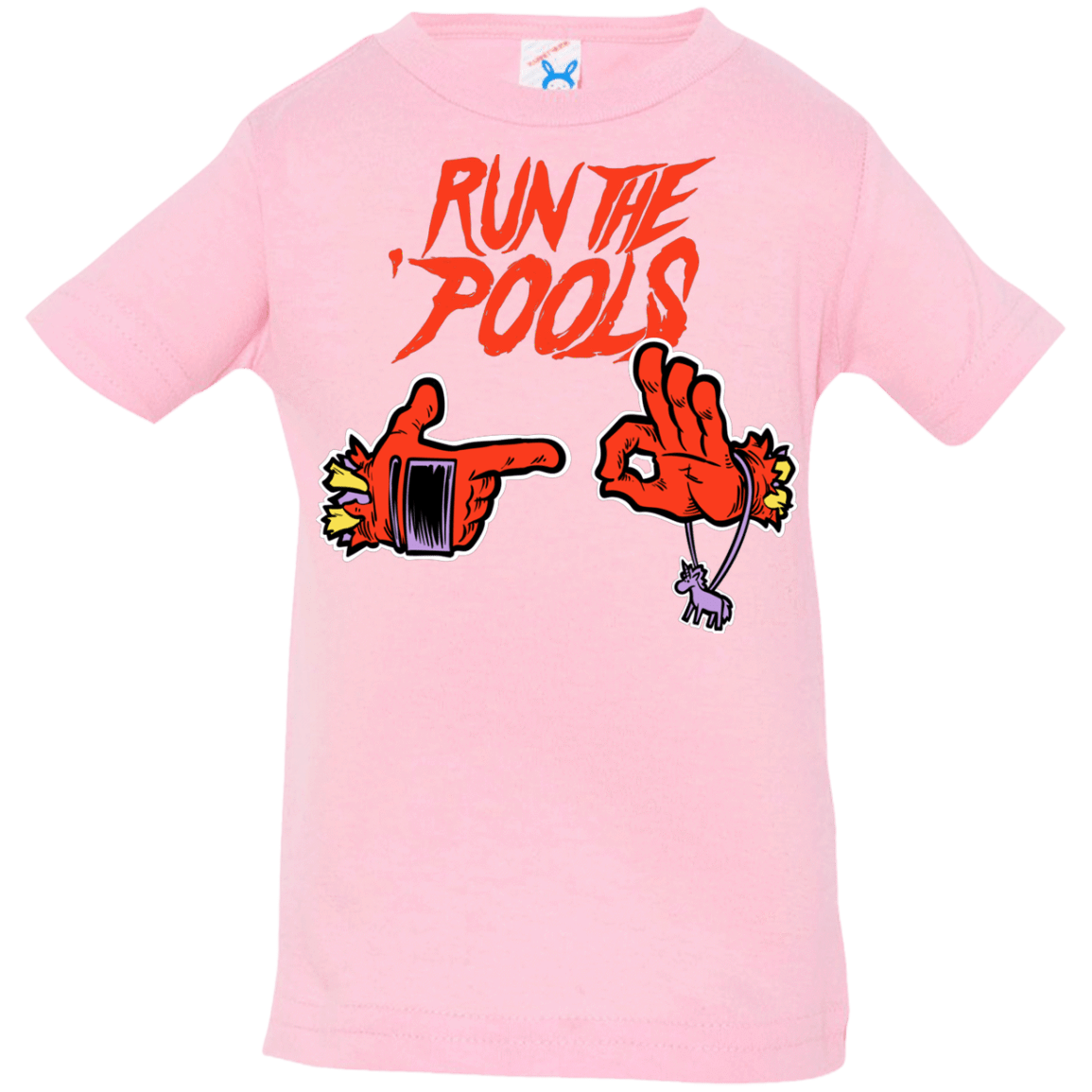 T-Shirts Pink / 6 Months Run the Pools Infant Premium T-Shirt
