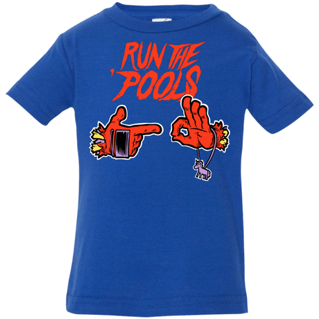 T-Shirts Royal / 6 Months Run the Pools Infant Premium T-Shirt
