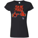 T-Shirts Black / S Run the Pools Junior Slimmer-Fit T-Shirt